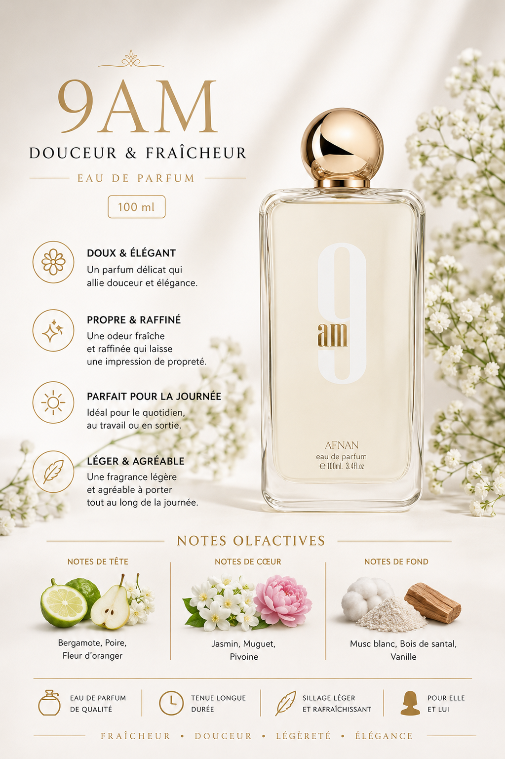9AM Douceur et Fraîcheur