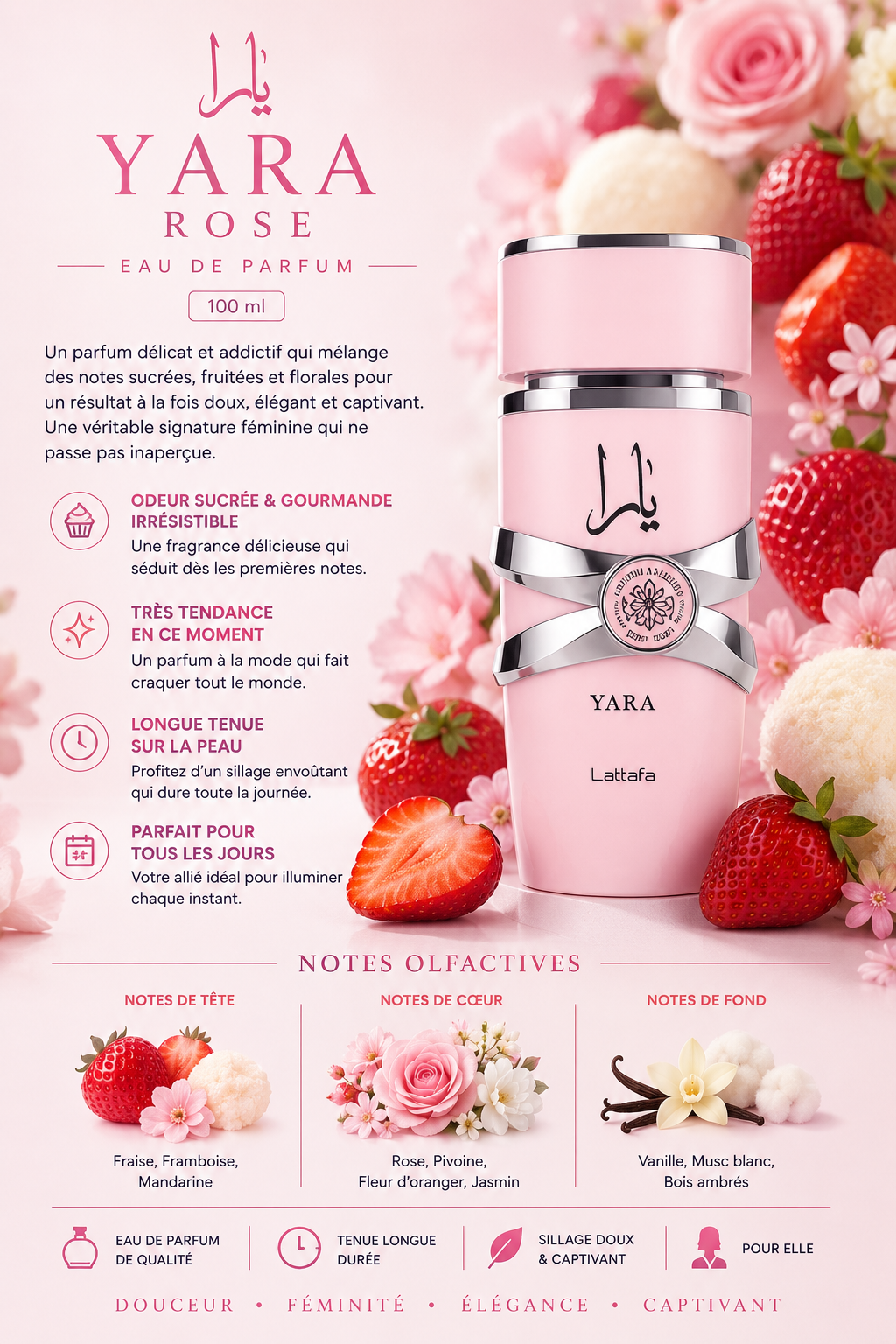 Yara Rose - 100 ml