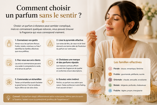 Comment choisir un parfum sans le sentir ?