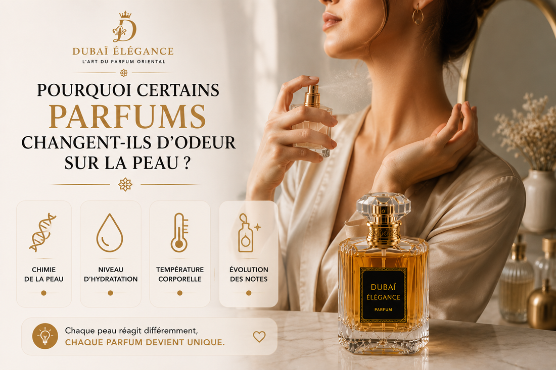 Pourquoi certains parfums changent-ils d'odeur sur la peau ?