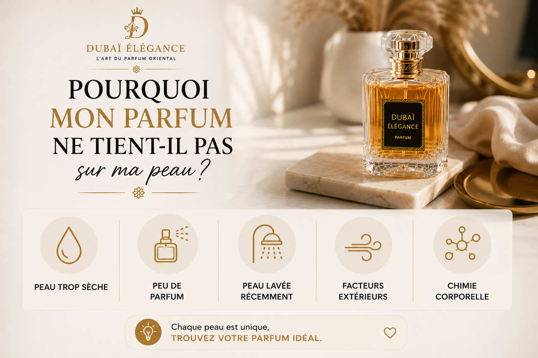 Pourquoi mon parfum ne tient-il pas sur ma peau ?