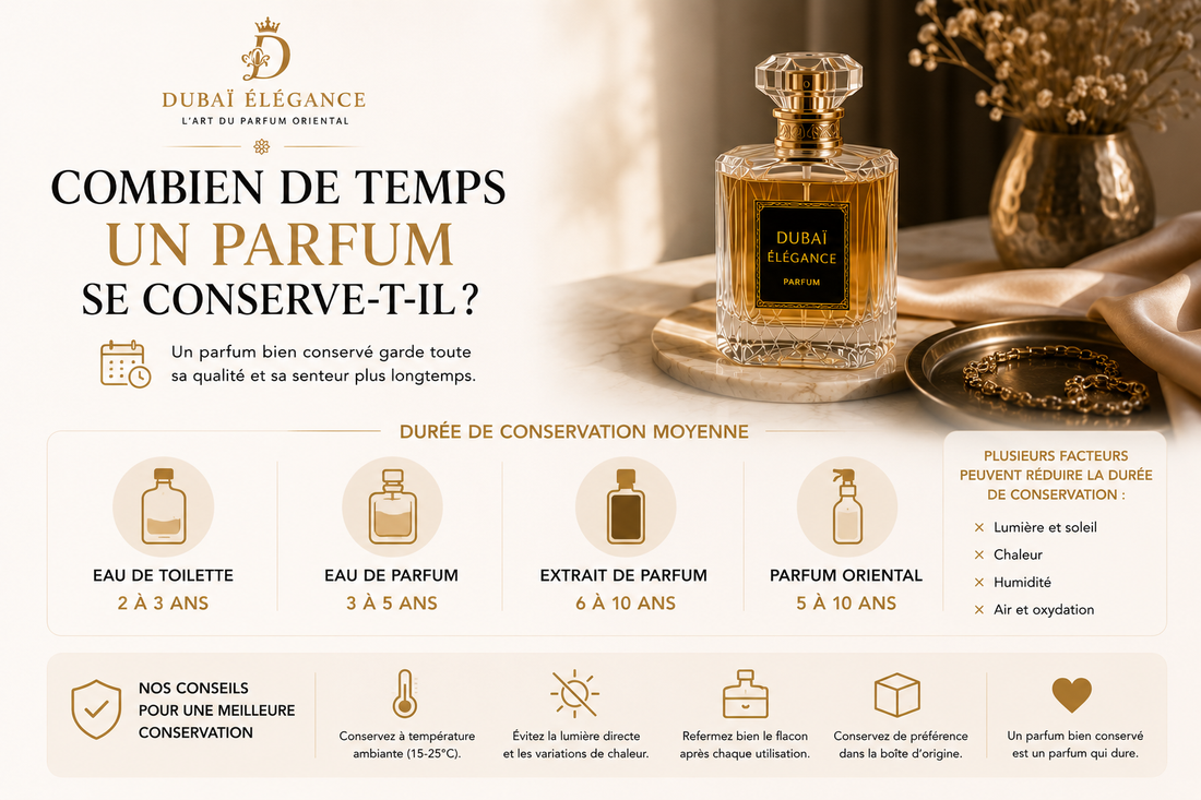 Combien de temps un parfum se conserve-t-il ?