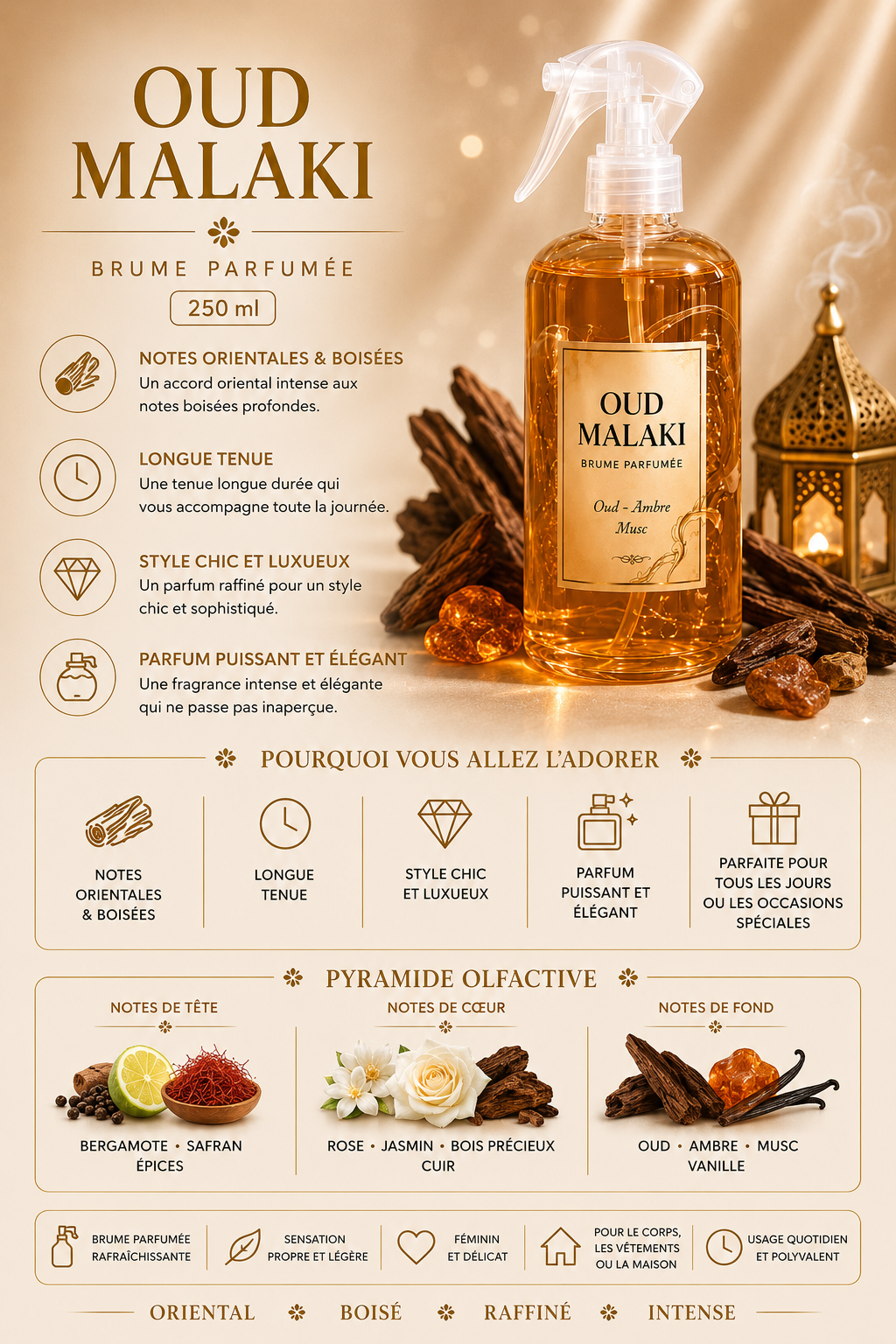 Oud Malaki - 250 ml