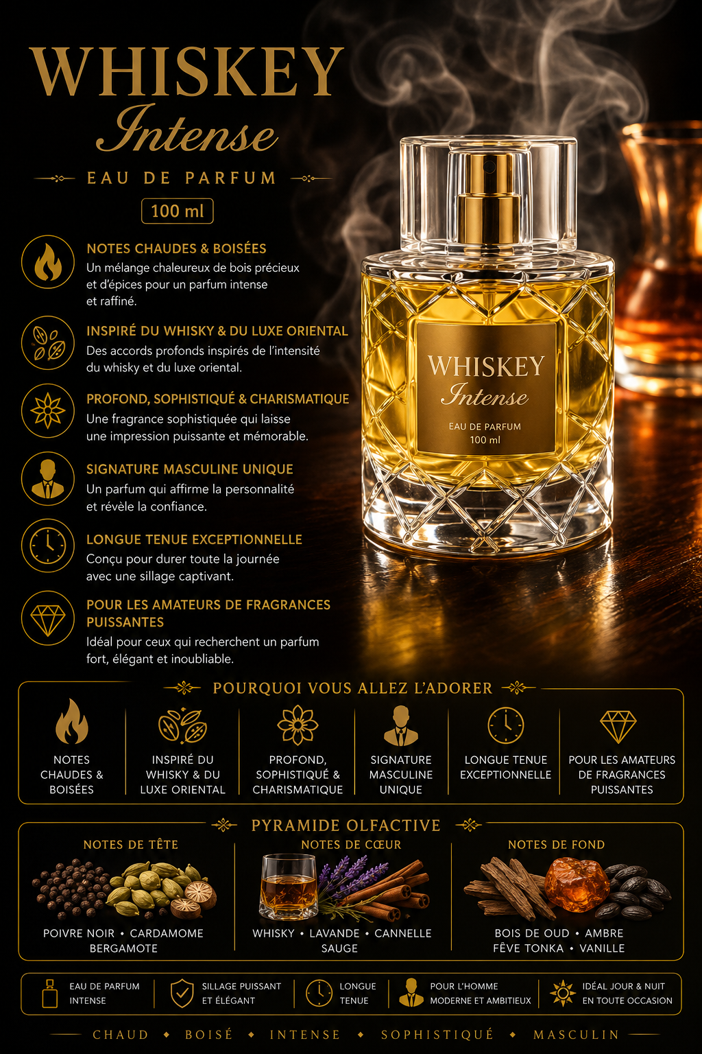 Whiskey Intense - 100 ml