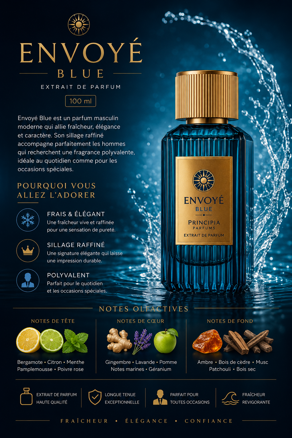 Envoyé Blue - 100 ml