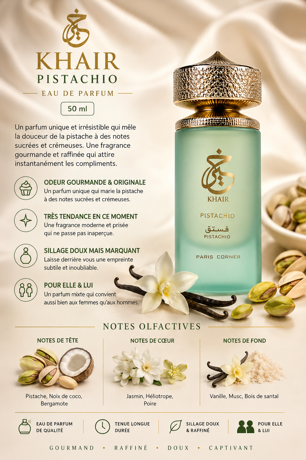 Khair Pistachio - 50 ml